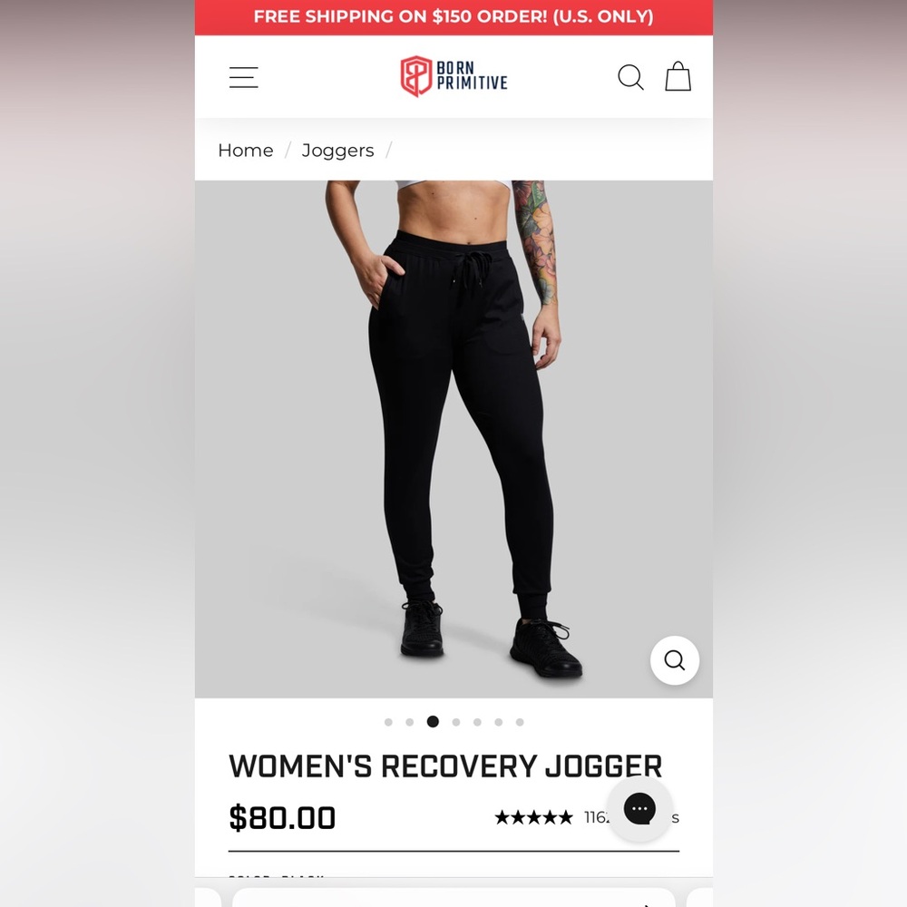 Born primitive recovery joggers